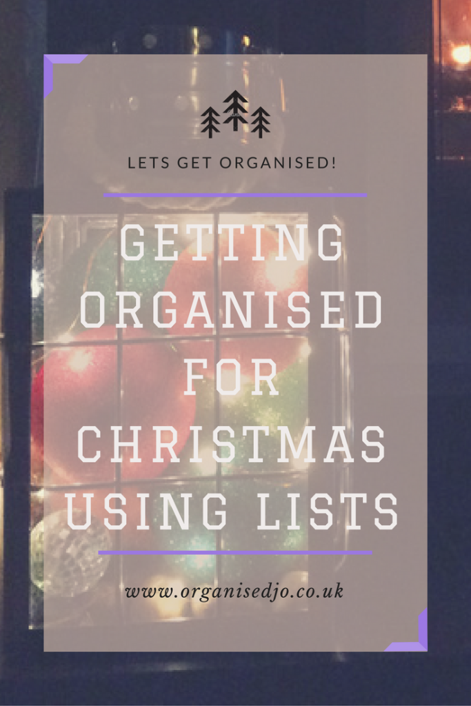 Christmas is coming and there is lots to do and buy. This is when I start to make a lot of lists. Take a look at what Christmas lists I write to help me g through this busy time. 